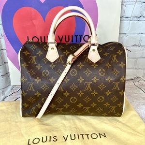 Louis Vuitton Speedy 30 new LEATHER REPLACED